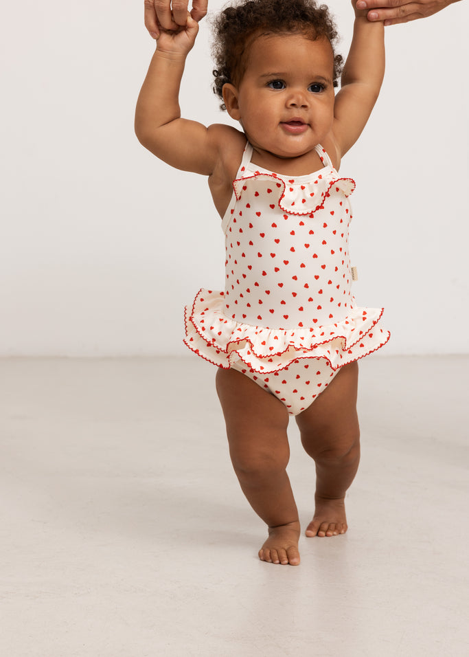 Swinnie Bathing Suit, Badedragt - Happy Hearts