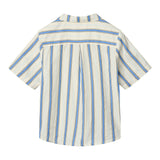 Tage, T-shirt - Chambray Stripe