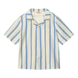 Tage, T-shirt - Chambray Stripe