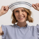 Tirra W, Top - Navy Stripe