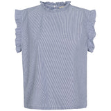Tirra W, Top - Navy Stripe