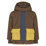 Omas Jacket, Vinterjakke - Deep Choco Block