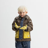 Omas Jacket, Vinterjakke - Deep Choco Block