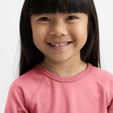 Base Tee LS, T-shirt - Berry Mousse