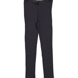 Sorte leggings til børn i merinould