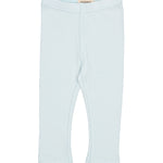 Lyseblå leggings til børn i merinould