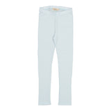 Leg, Uld Rib Leggings - Icecube