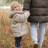 Olita W Coat, Frakke - Dark Moss