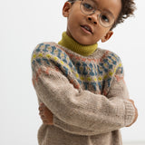 Arni, Strik Halsedisse - Green Mustard