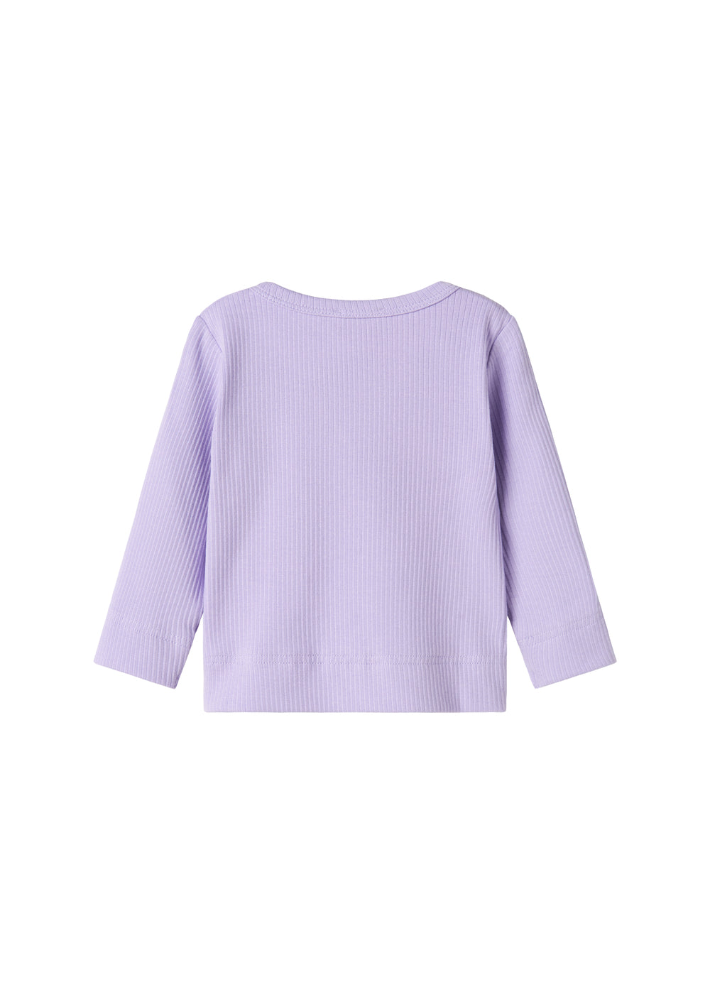 Lilla ribstrikket cardigan til børn 