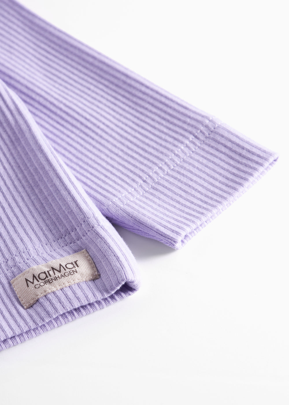 Lilla ribstrikket cardigan til børn 