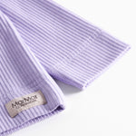 Lilla ribstrikket cardigan til børn 