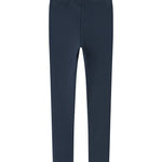 Blå ribstrikkede leggings til børn