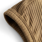 Ribstrikket brun elefanthue