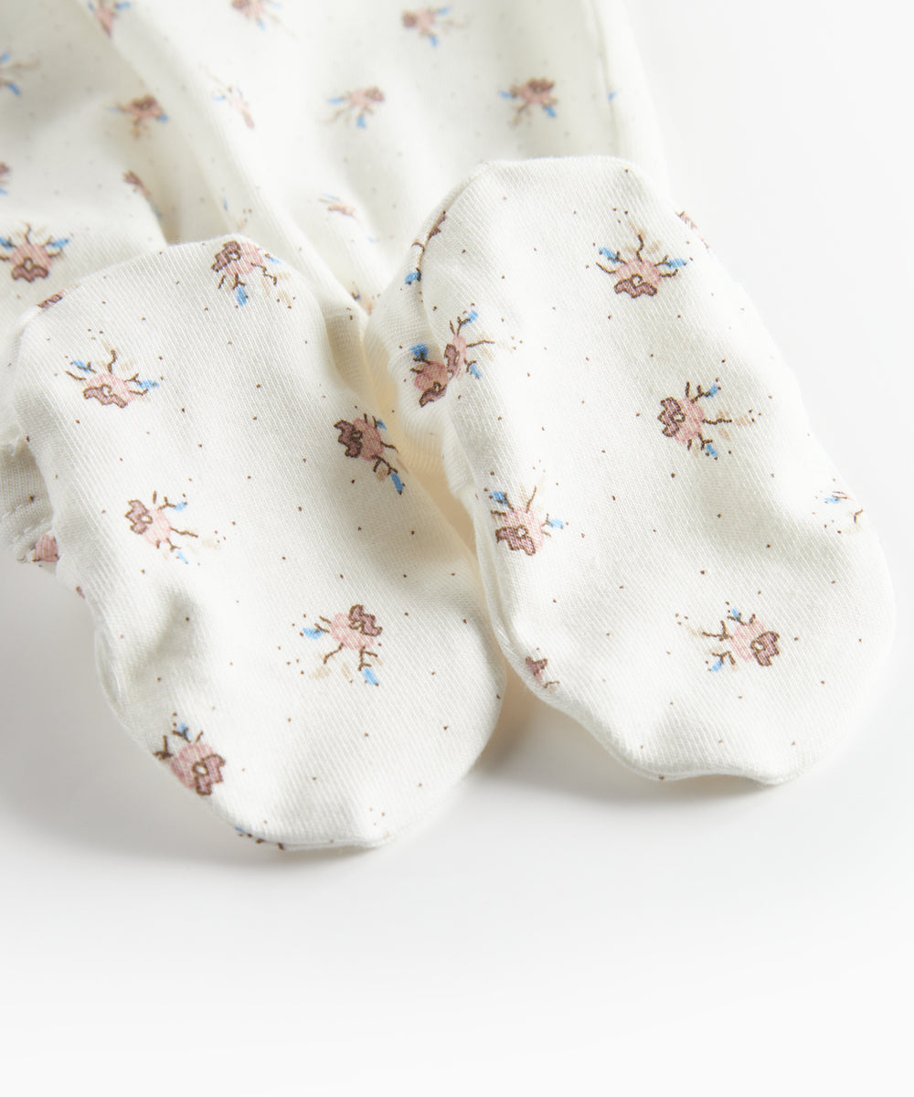 Futter på Babydragt med fuglmønster