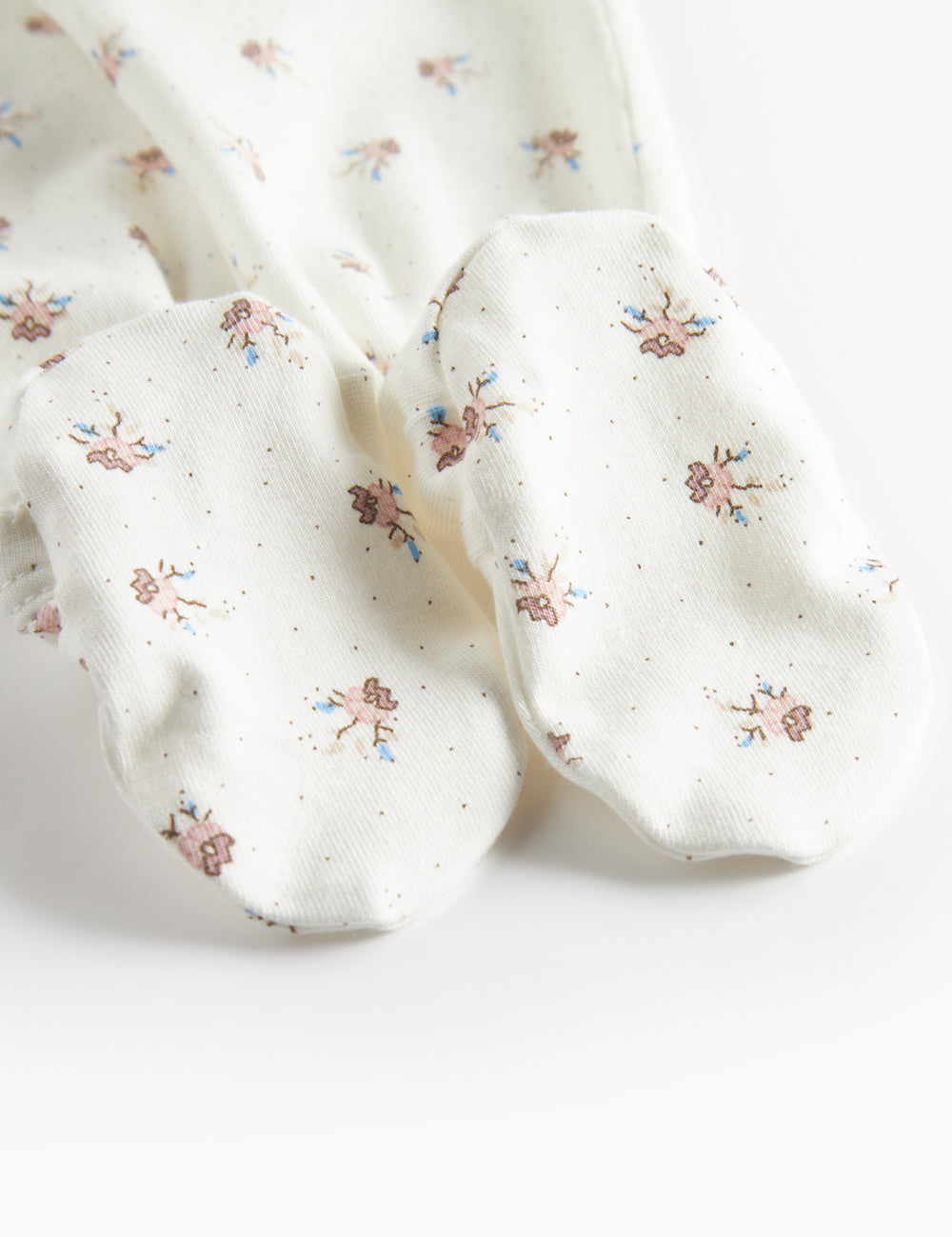 Futter på Babydragt med fuglmønster