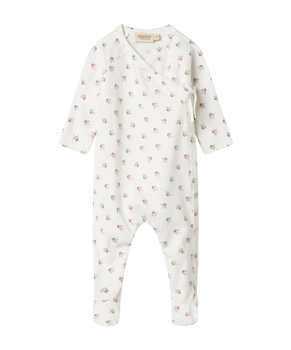 Baby heldragt med fuglmønster