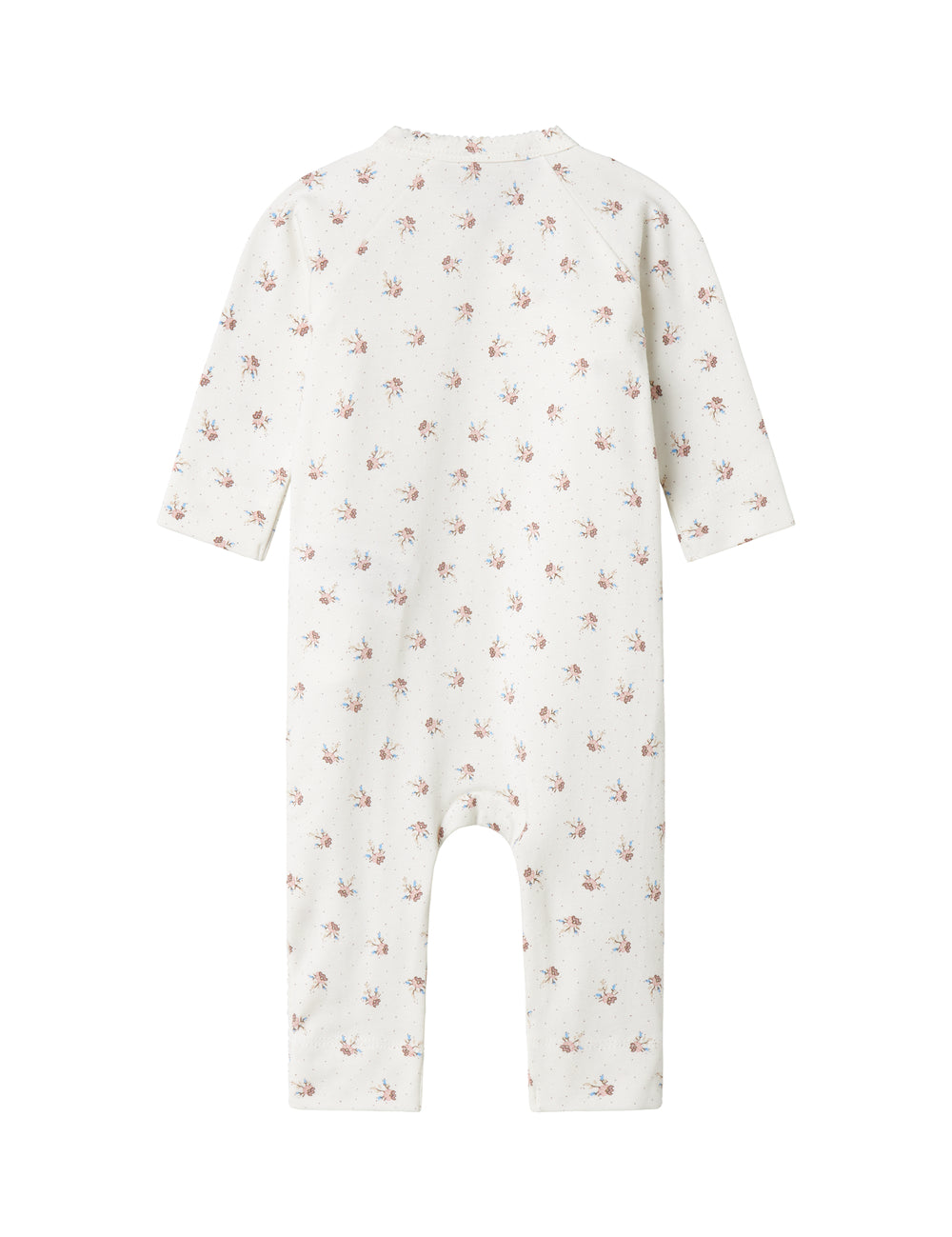 Baby heldragt med blomstermønster