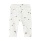 Bløde babybukser med fuglmønster