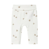 Bløde babybukser med fuglmønster