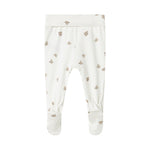 Bløde babybukser med fuglmønster