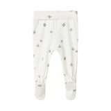 Bløde babybukser med fuglmønster