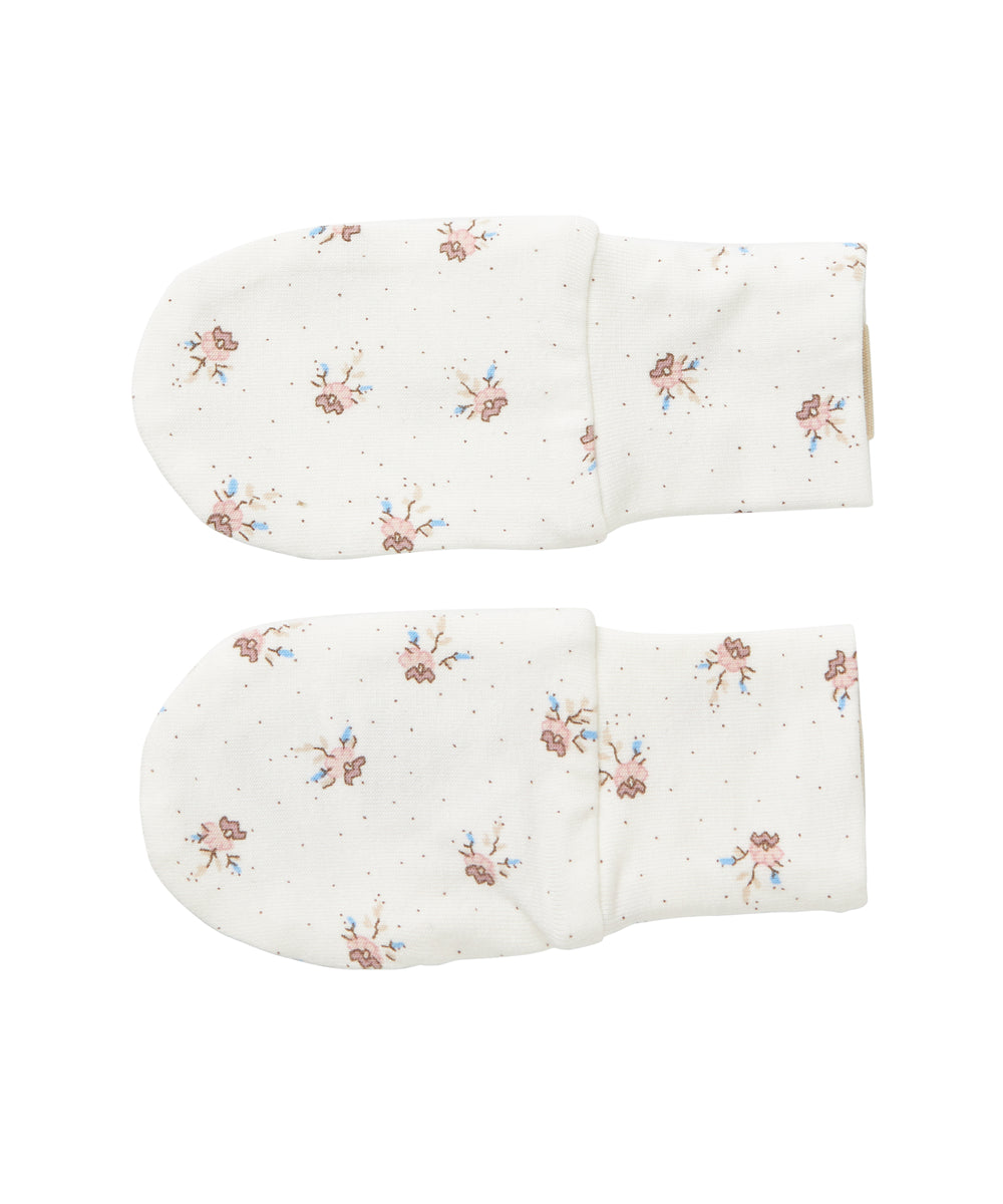 Bløde babyluffer med sødt blomstermønster