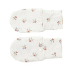 Bløde babyluffer med sødt blomstermønster