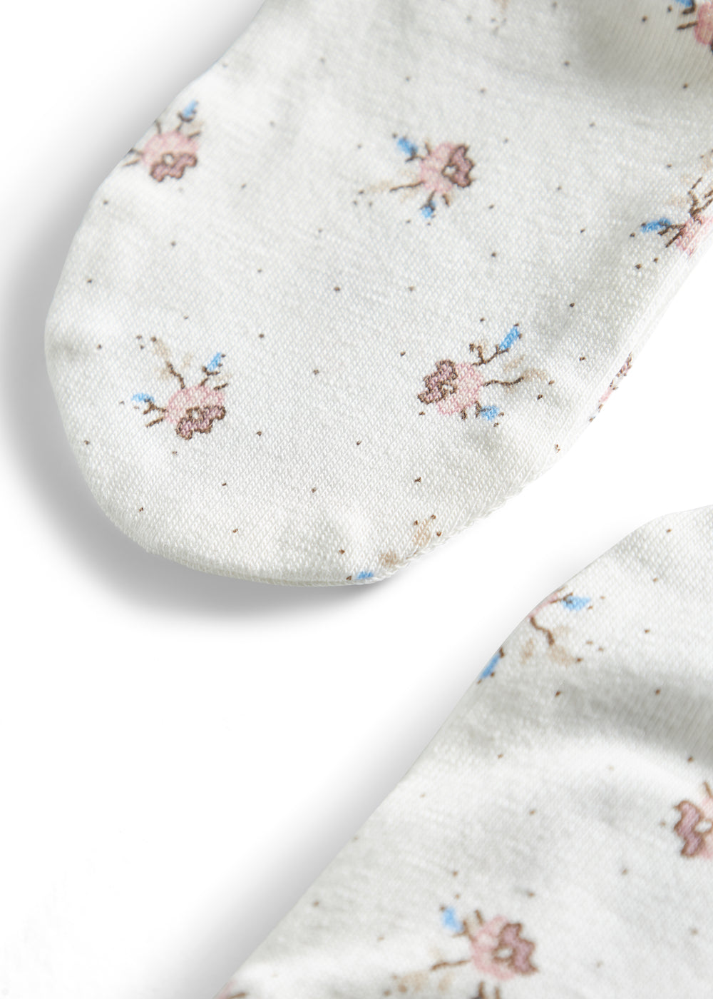 Bløde babyluffer med sødt blomstermønster