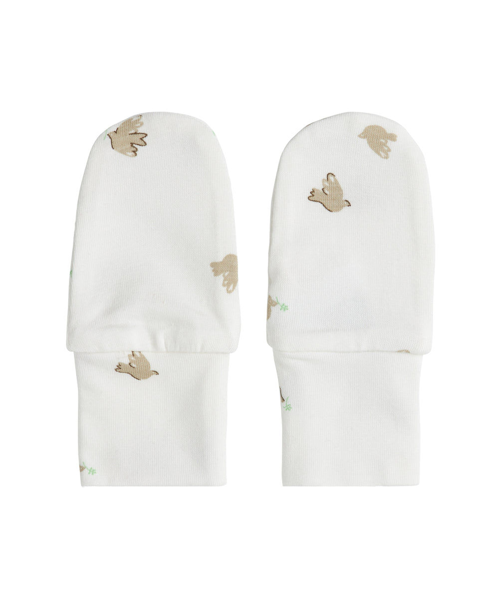 Bløde babyluffer med sødt fugl mønster