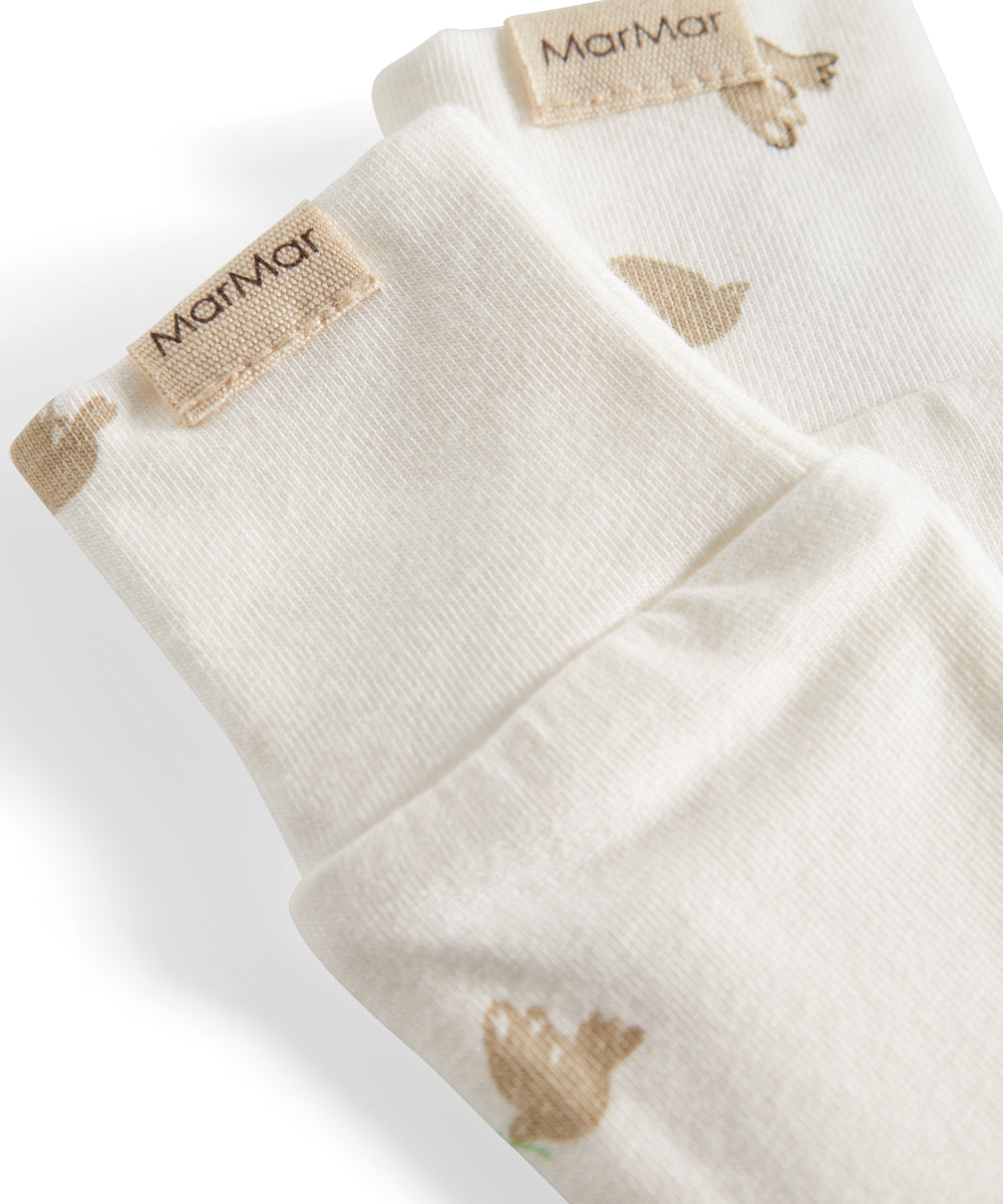 Bløde babyluffer med sødt fugl mønster