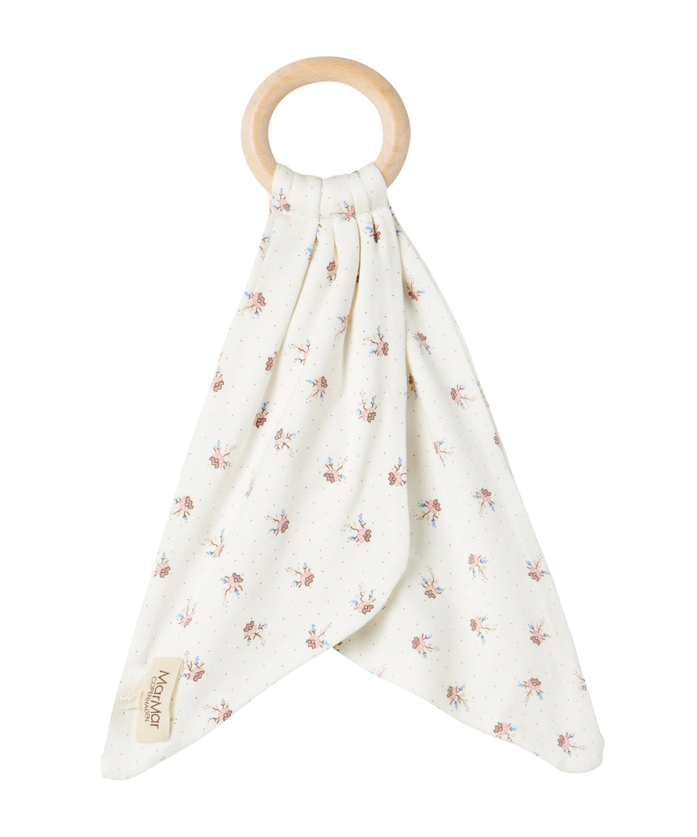 Bidering med blødt stof og mønsterprint