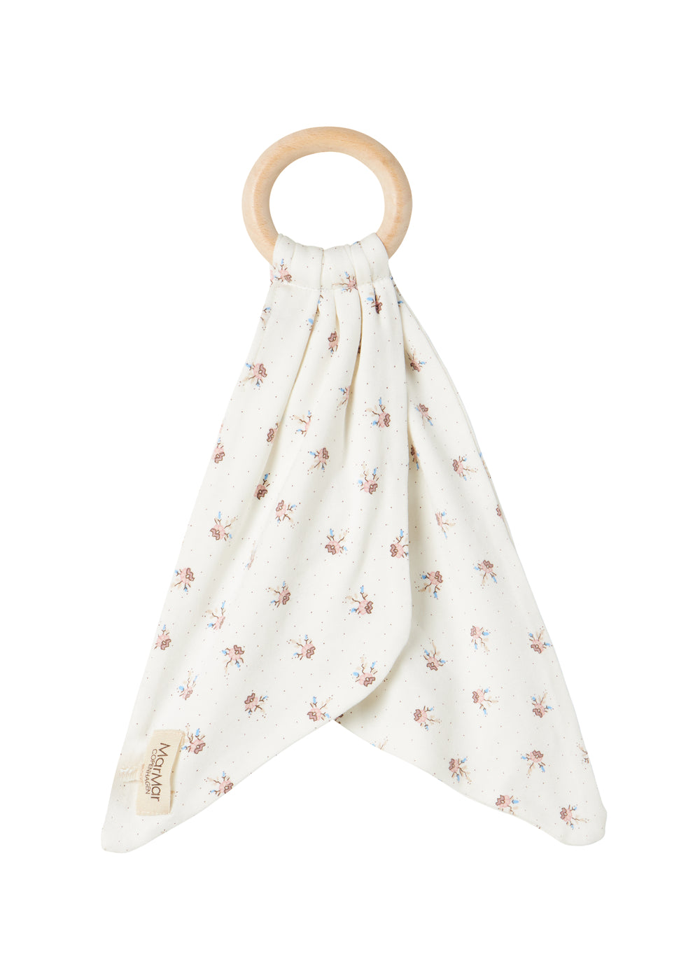 Bidering med blødt stof og mønsterprint