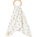 Bidering med blødt stof og mønsterprint