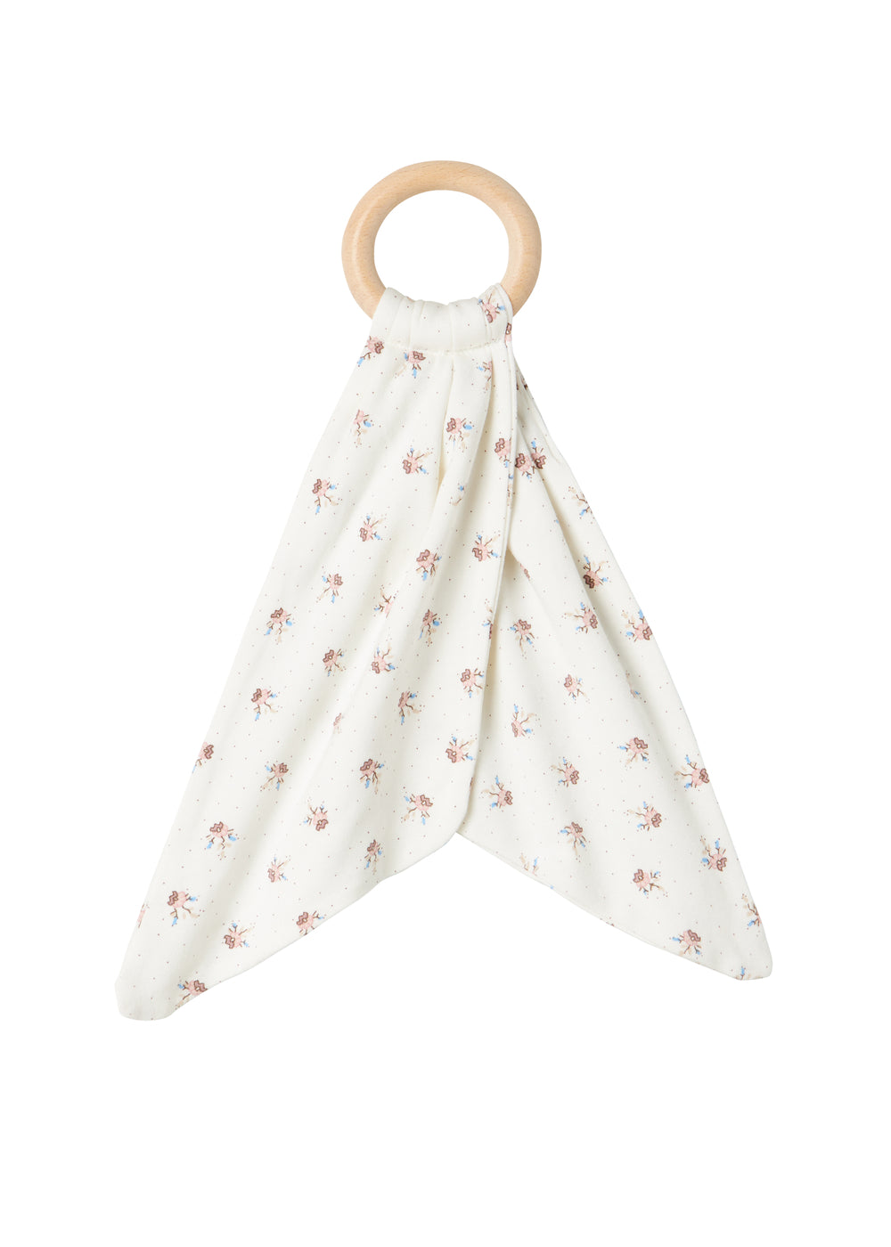 Bidering med blødt stof og mønsterprint