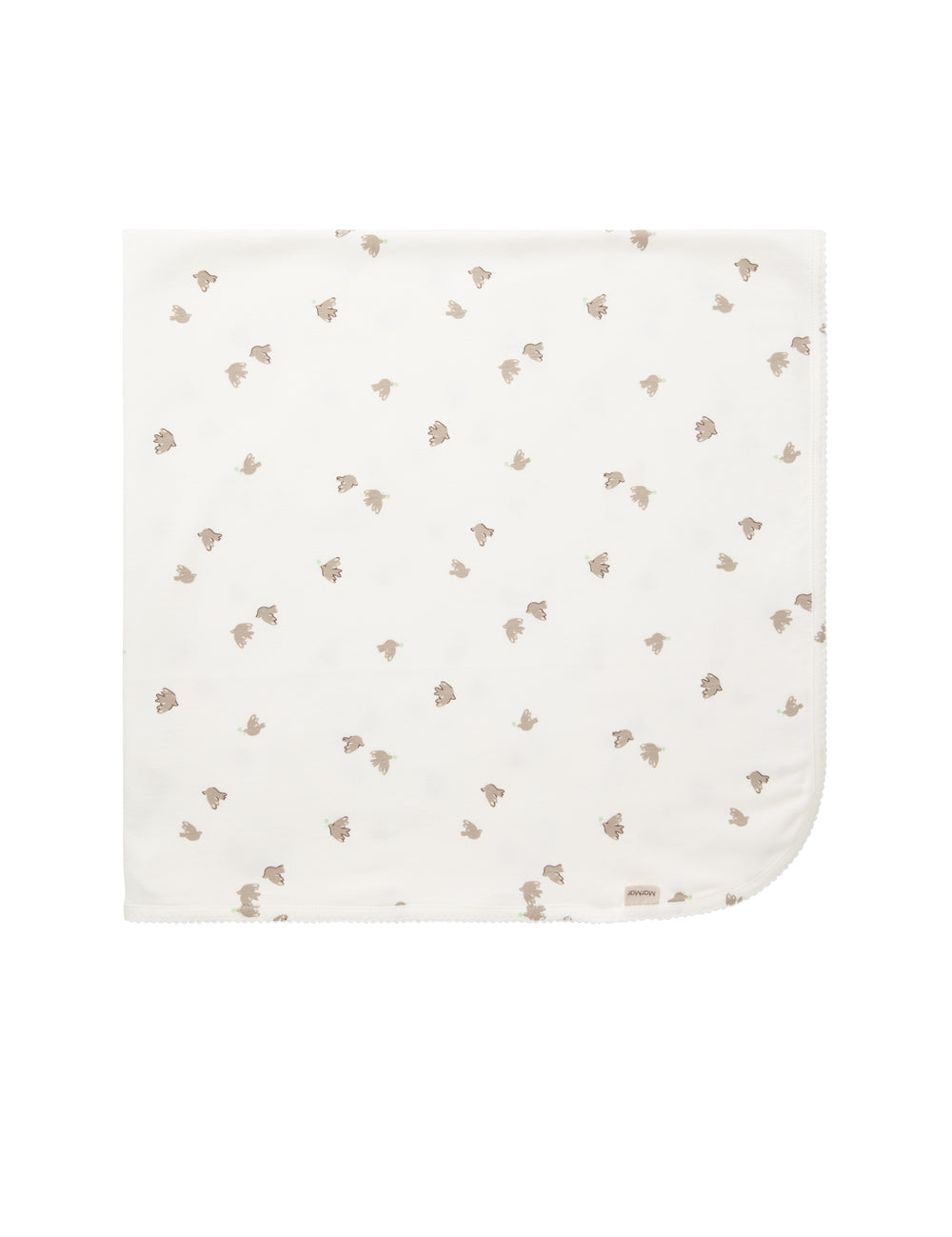 Babypudse med blødt mønsterprint