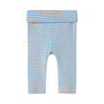 Blå og hvid stribede bukser til baby