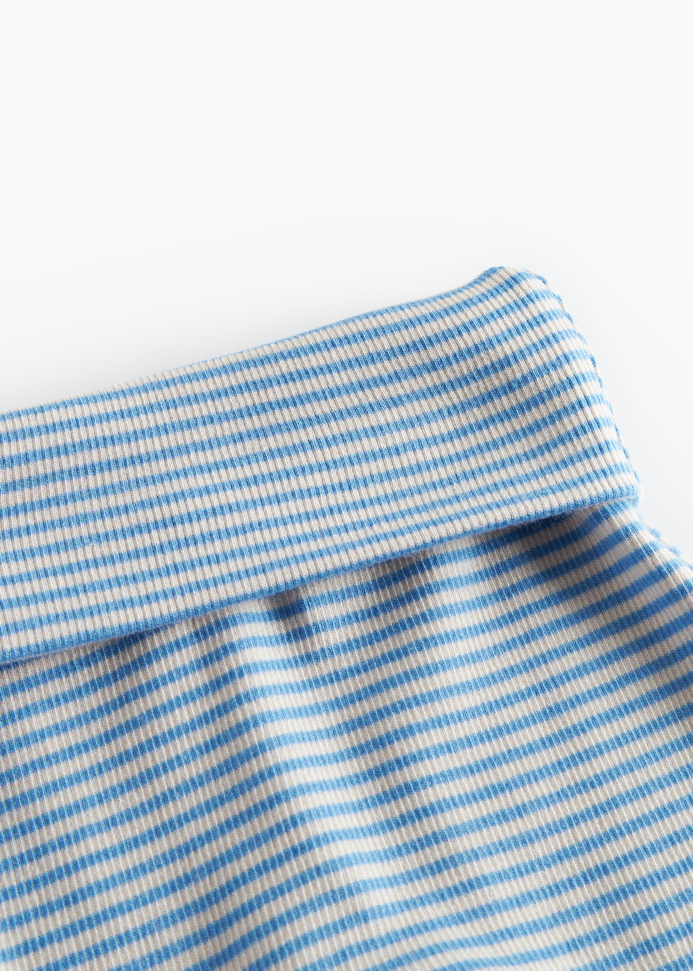 Blå og hvid stribede bukser til baby