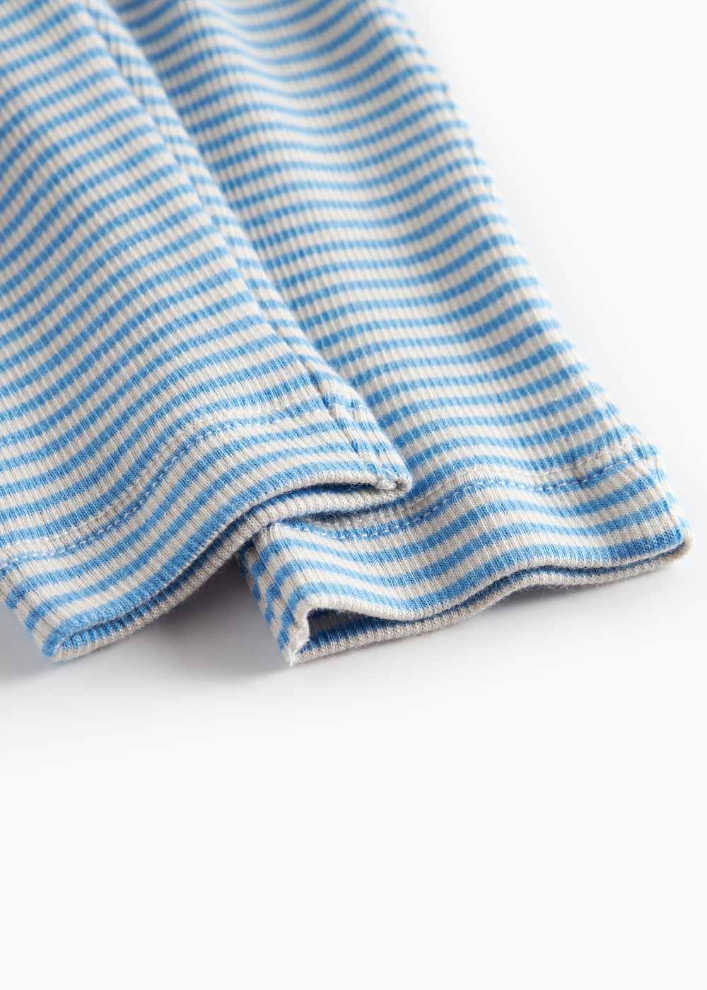 Blå og hvid stribede bukser til baby