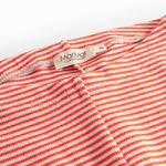 Rød- og hvidstribede leggings til børn