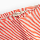 Rød- og hvidstribede leggings til børn