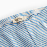 Blå- og hvidstribede leggings til børn