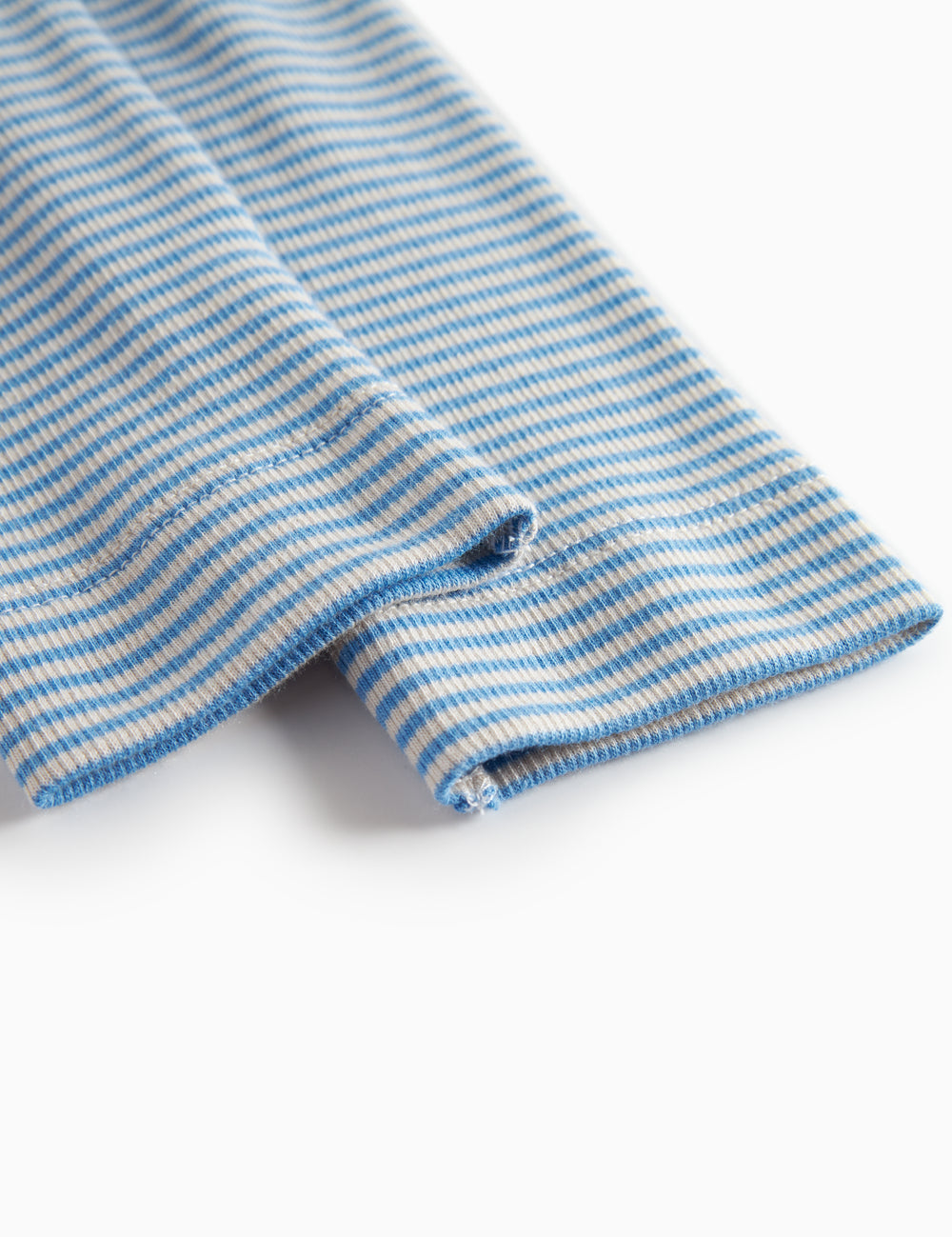 Blå- og hvidstribede leggings til børn