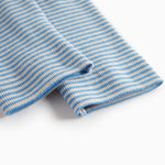 Blå- og hvidstribede leggings til børn