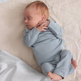 Tuti Wrap LS, Bluse - Blue Stone