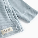 Tuti Wrap LS, Bluse - Blue Stone