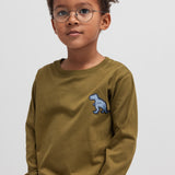 Tad LS, T-shirt - Dino Patch