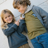 Thanos, Bluse - Dusk Blue Mel.