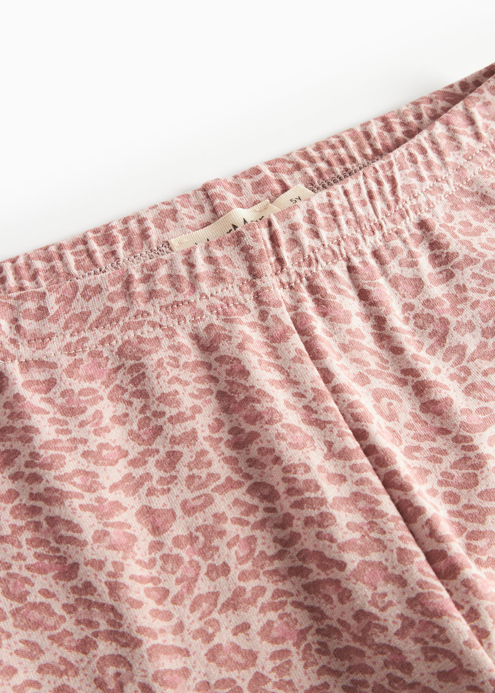 Lyserøde leopardmønstret leggings til børn