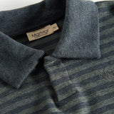 Thanos Polo, Bluse - Forest Stripe Mel.